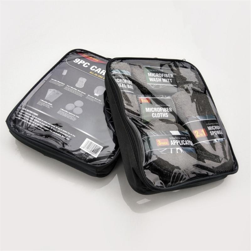 Car Wash Cleaning Tools Kit, 9Pcs Car Cleaning Kit, Microfiber Towel Auto Wash Mitt, Microfiber Towel, Car Cleaning