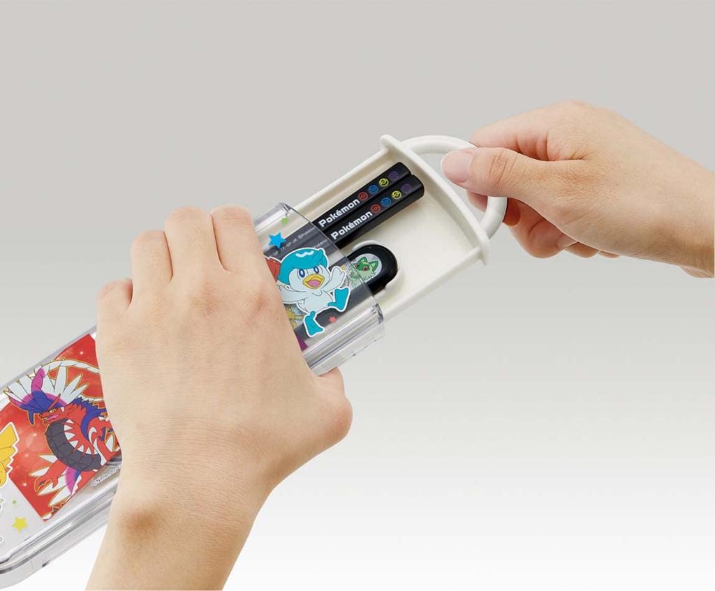 Skater Chopsticks and Spoon Set, Pokémon, 23N, Made in Japan, CCA1AG-A