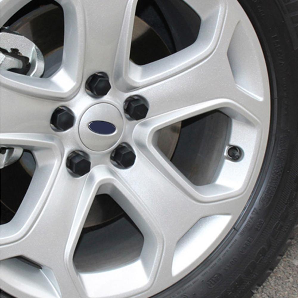20 Stück 17 mm Auto-Radmutternkappen, Auto-Nabenschraubenabdeckungen, Muttern, Schrauben, Felgen, Dekoration, staubdicht, Radmutternschutz, Entfernungswerkzeug