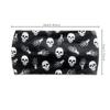 1 Stück Mode Rutschfestes Punk Stirnband Totenkopfmuster Stirnband Halloween Kopfschmuck Geknotetes Haarband Haarstyling-Accessoires