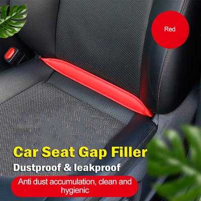 Riempitivo Fessura Sedile Auto Striscia di Riempimento a Prova di Perdite Tappo Cucitura Laterale in Pelle Protettore Antipolvere Interno Universale 1/2 Pezzi