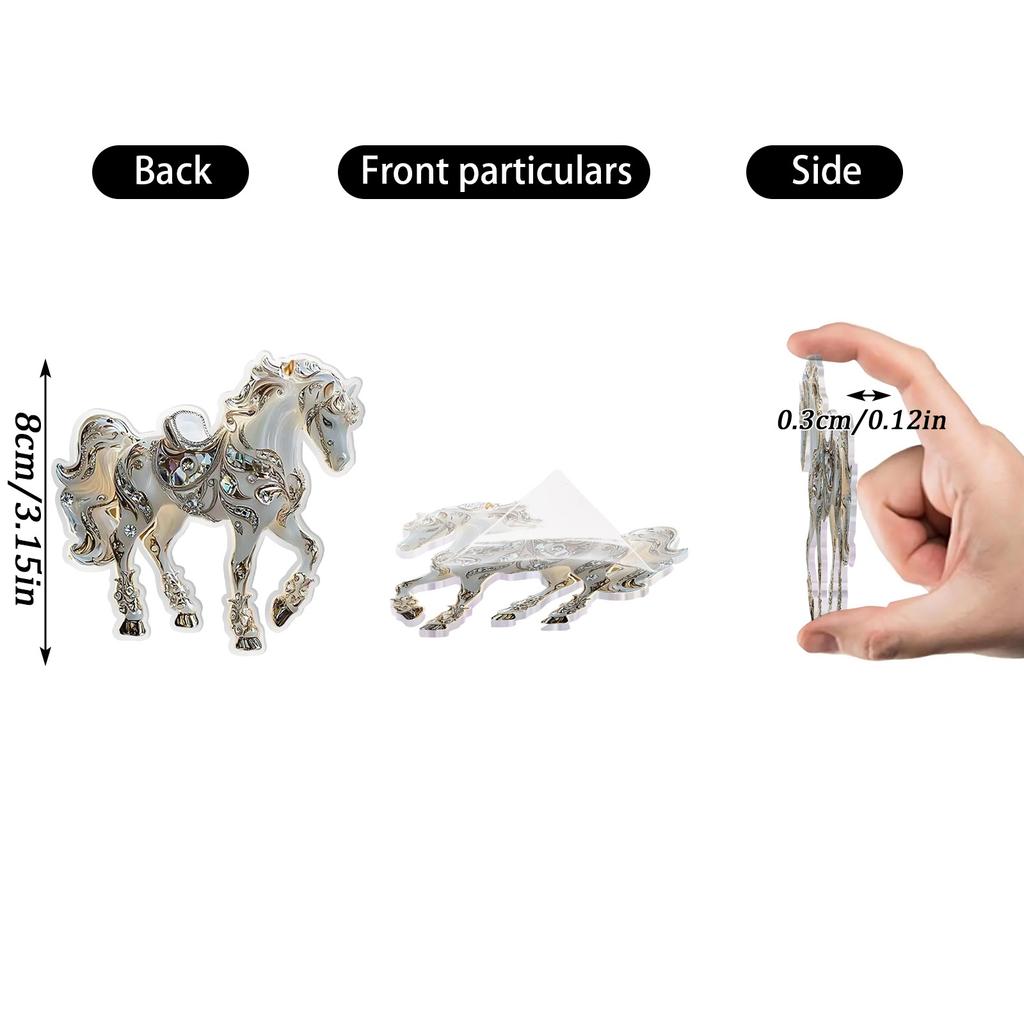 Horse Pendant Christmas Decoration Pendant, As A Gift Decoration Pendant For Horse Lovers, A Magnificent Christmas Pendant