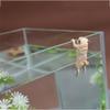 Small Fish Tank Dog Ornament Delicate Aquarium Decoration Durable Dog Miniatures  Outside Scene
