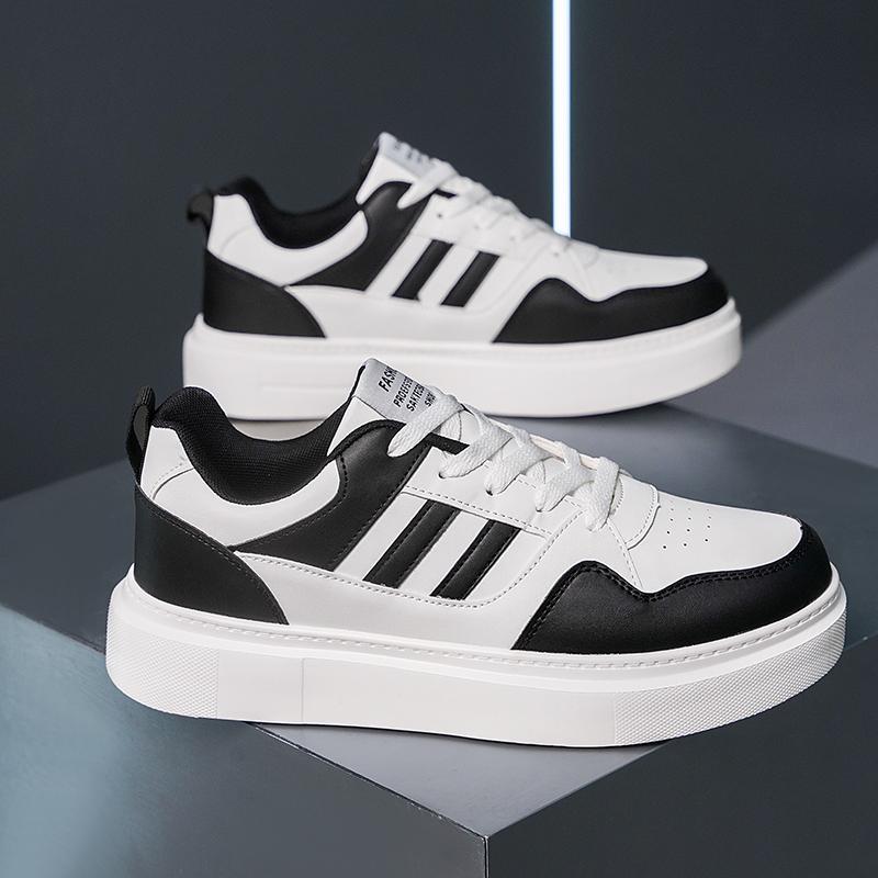 Nové Pánské Klasické Módní Nízké Tenisky na Skateboarding s Tlustou Podrážkou Pohodlné Měkké Podrážky Basketbalové Tenisky