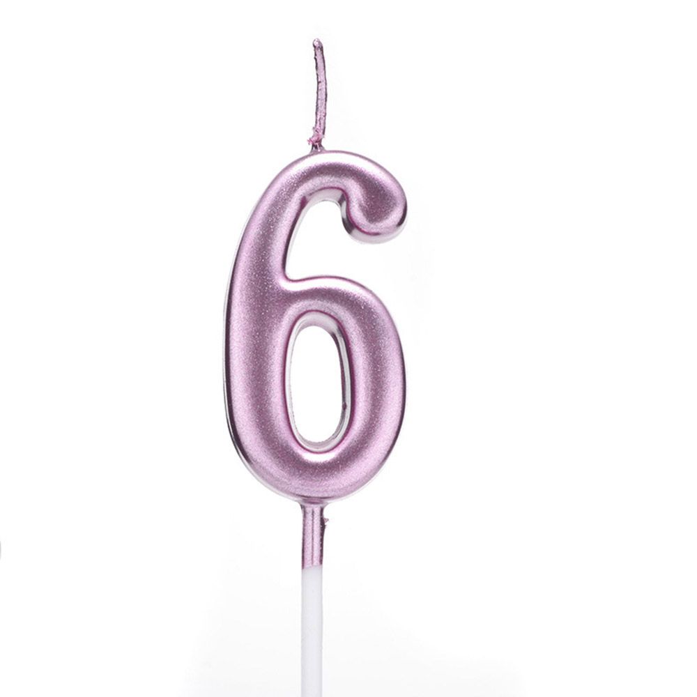 1 PC 0-9 Party Supplies Ornaments Cupcake Decor Cake Topper Number Candles Happy Birthday