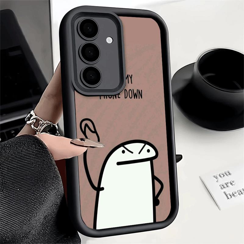 Phone Case for Samsung Galaxy S26 S25 Ultra S24 FE Funny Dont Touch My CallPhone Shell S23 Plus S22 + S21 S20 5G Soft Silicone F