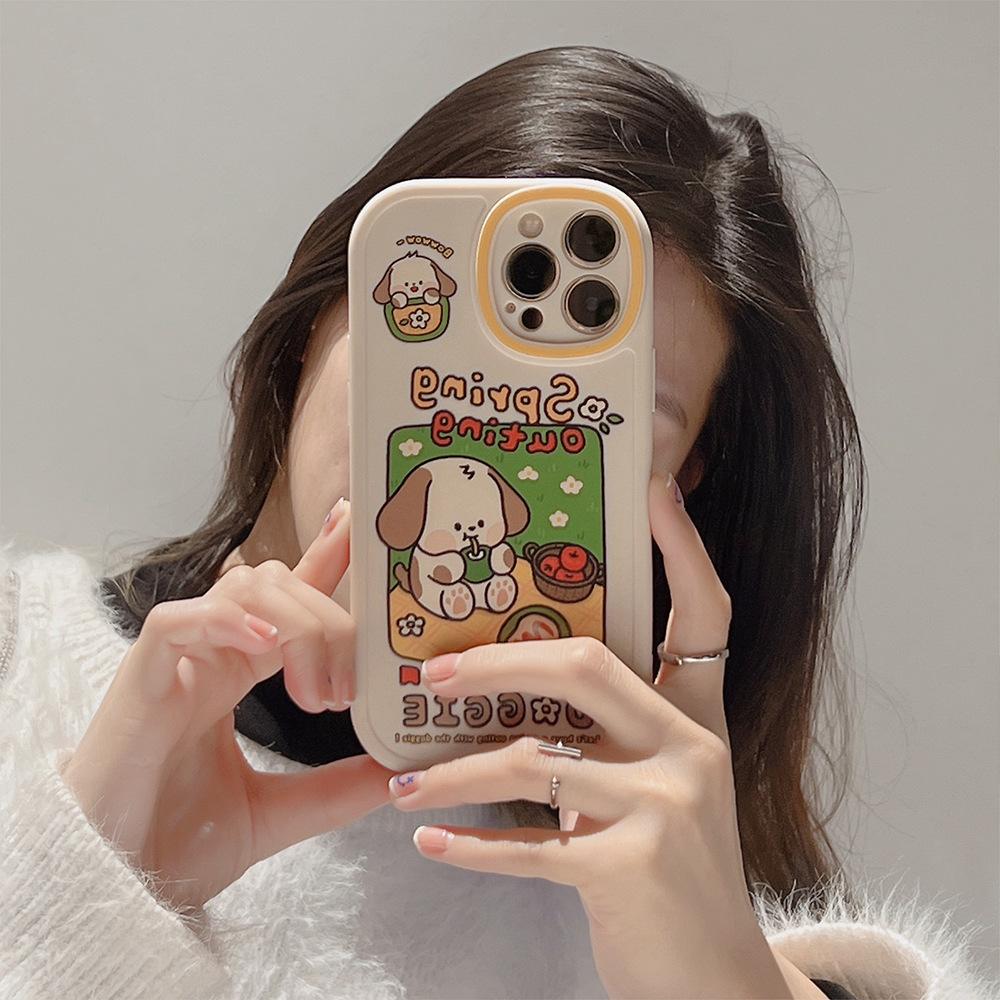 IPhone 16 Case, Apple 17 Pro Max Silicone Protective Case, Compatible with IPhone XR, Original Cartoon Design, 13 Pro