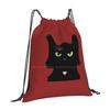 Glückskatze Tasche Rucksack Für Männer Frauen Mädchen Teenager Schwarze Katze Glückskatze Tiere Schwarzes Tintenporträt