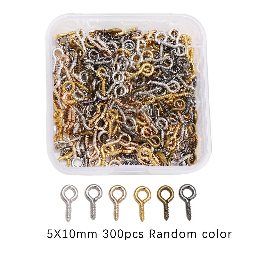 10-300Pcs Boxed Keychain Series Jump Ring Accessories for DIY Jewelry Craft Making Findings