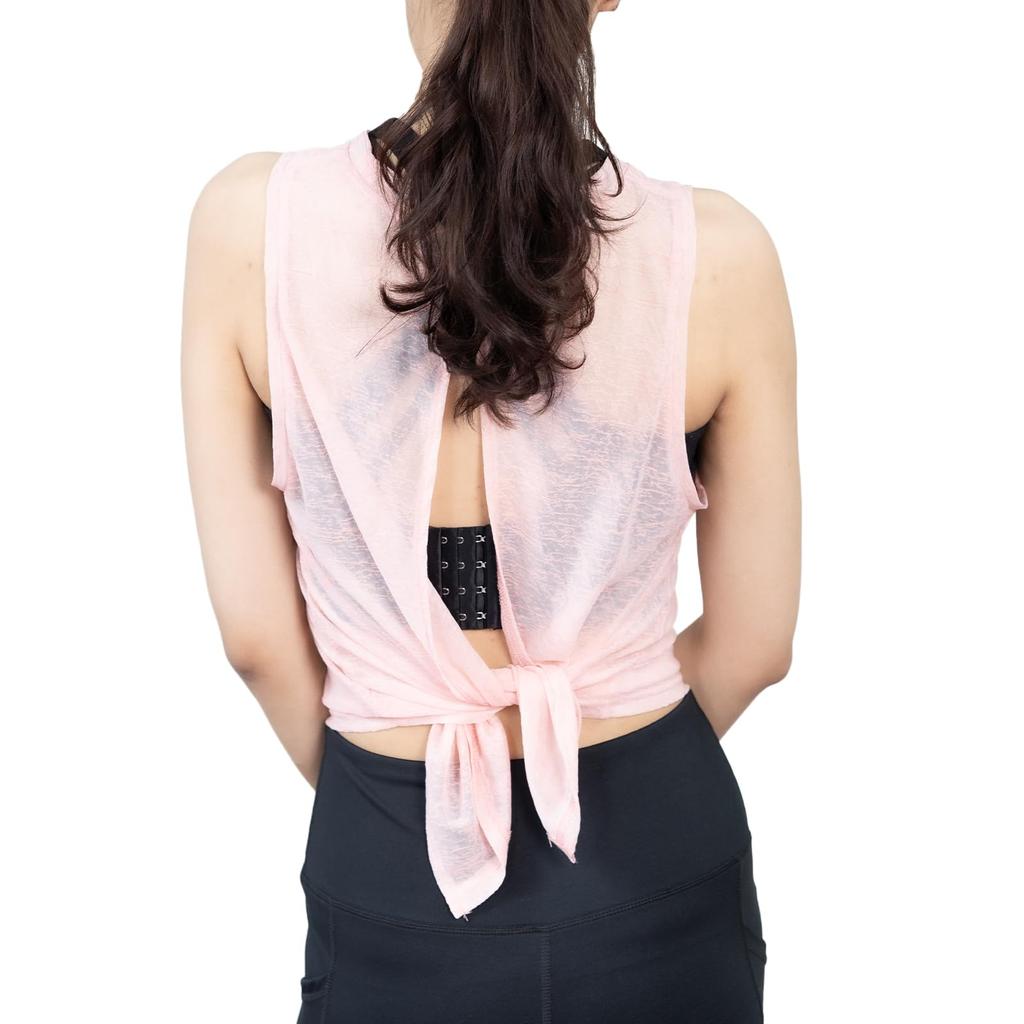 Sheer Sleeveless Lace Tank Top for Hot and Perfect for Casual and Lightweight Summer Wear [iito.seasons] Women's 2-Way Yoga, Gym, Dance, Pilates,