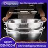 Stainless Steel Colander: Multi-purpose Kitchen Drain Basket for Rice, Vegetables, and More