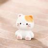10Pcs Cute Mini Cat Figurines Resin Craft Hand Painted Tiny Kitten Models For Fairy Garden Diy Micro Landscape Decor Accessorie