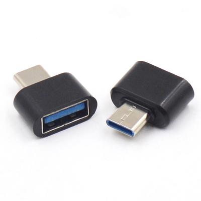 2Pcs Usb Type C Male To Usb 2.0 Female Otg Converter Data Adapter For Phone