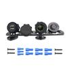 4 Holes Switch Panel Dual USB LED Port 12V Power Socket Digital Thermometer Voltmeter  for Boat Car Truck