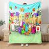 1Pc Colorful Cityscape Blanket For Couch Bed Plush Cozy Fuzzy Blanket Super Soft Warm Blankets For Fall And Winter 0918152
