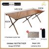Portable Carbon Steel Foldable Picnic & Camping Table