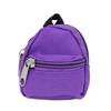 1 Piece Double-Shoulder Zipper Small Coin Purse Keychain Mini Backpack Pendant