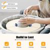 Five-set Support Feet Repairing Ceramic Tools Pottery Turntable Clamp Drawing Pottery Tool for Shaping Clay 39cm Adjustable Base
