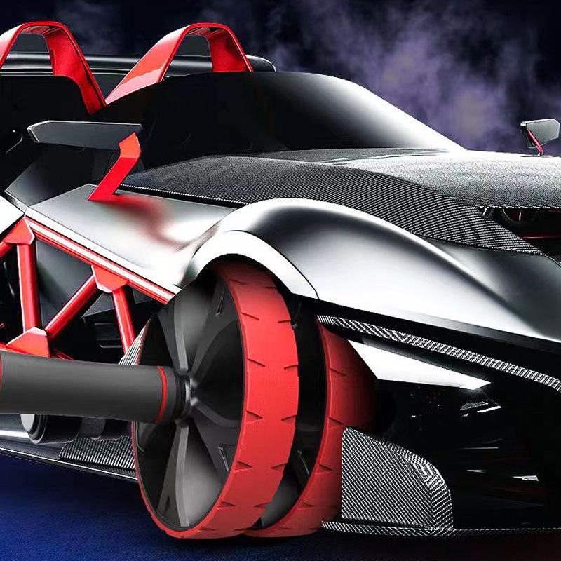 New Men's Silent Single and Double Wheel Abdominal Muscle Wheels, Fitness Equipment, Abdominal Tuckers, Beginners, Women's Belly Reduction Rollers