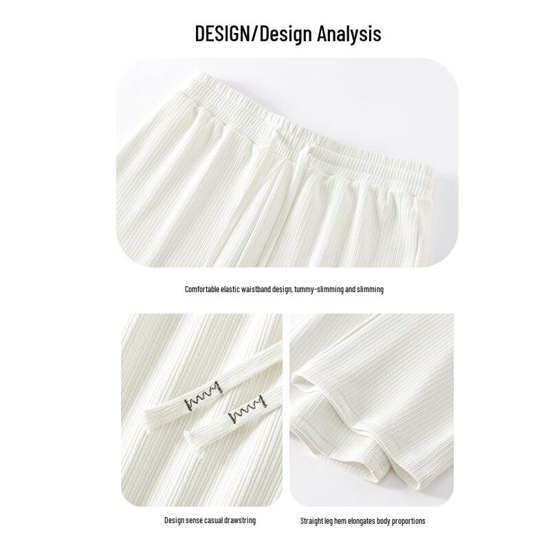 MJ STYLE Women's Soft Straight-Leg Casual Pants