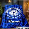 Custom Name FC Orenburg Emblem Throws Blanket Flannel Blankets for Couch Bed Gifts for Men Women Picnic Blanket Christmas Fan Gifts