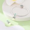 Charms Original Copper Light-Emitting Plant Pendant Beads Fit Bracelet Diy Fine Gift Women Delicate Jewelry Accesso