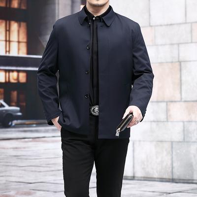 Autumn Lapel Jacket Middle-aged and Elderly Men's Jacket Men's Outerwear Top