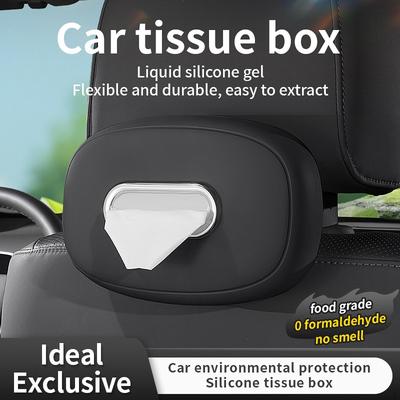 Car Tissue Holder Backseat Box Automotive Interior Accessory Easy Installation Premium