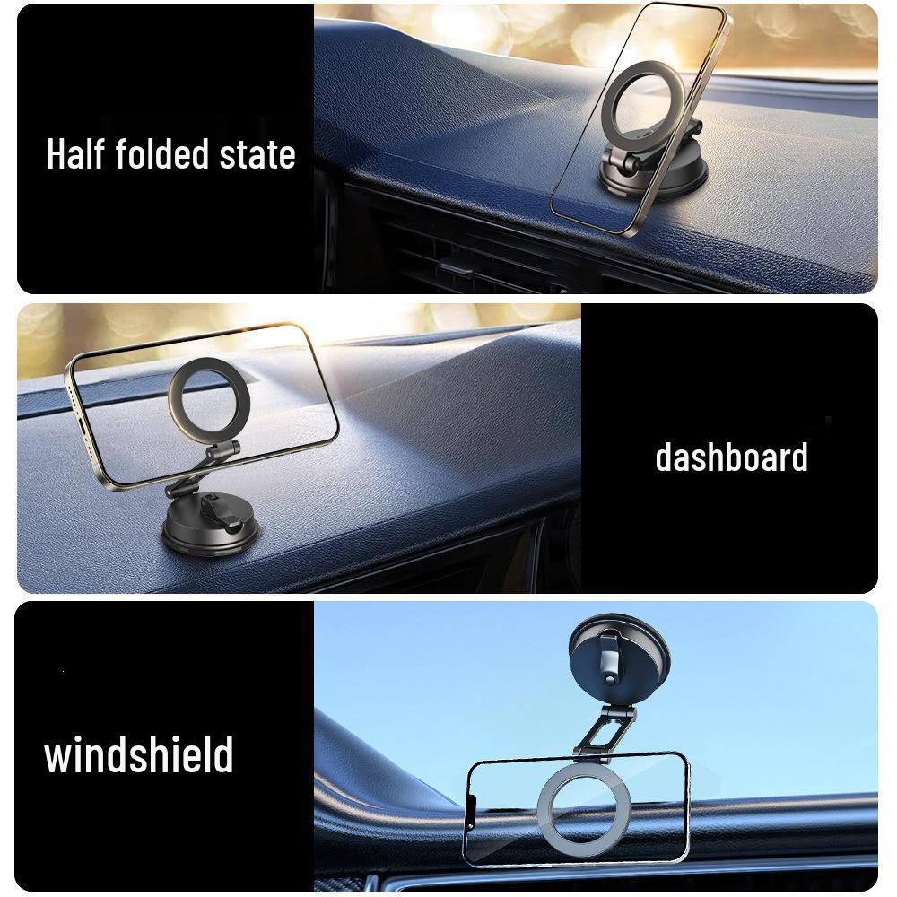Universal Dashboard Magnetic Phone Holder with Suction Cup