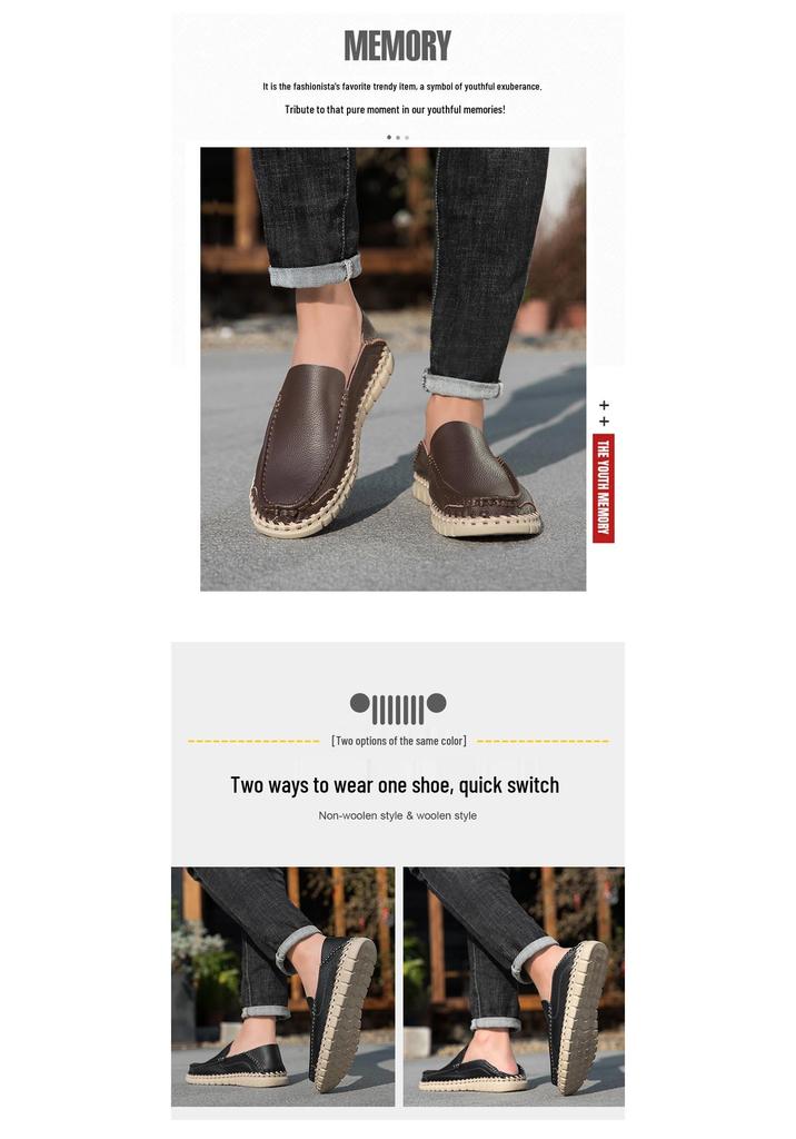 Mocassins d'été pour hommes 2026: Chaussures de conduite souples en cuir de vachette avec semelle souple