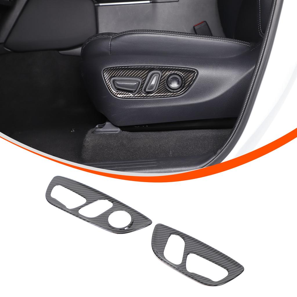 ABS Carbon Interior Seat Adjustment Panel Trim For Toyota Land Cruiser LC250 24+