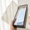 Masken-Aufbewahrungsbox Staubdicht Transparent Schreibtisch-Ordnung Kleinteile-Aufbewahrungsbox
