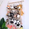 Bohemian Style 3 Layers Toy Storage Net Rope Woven Storage Basket For Plush Doll Wall Decoration Toys Organizer Bags Net Pocket