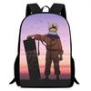 Cartoon NARUTO 15-inch Lightweight Backpack With Adjustable Shoulder Straps Kids Daily School Bag For Boys Girls Age 5-10.