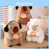 Adorable Capybara Plush Toy With Soft Short Plush Fabric For Kids And Collectors