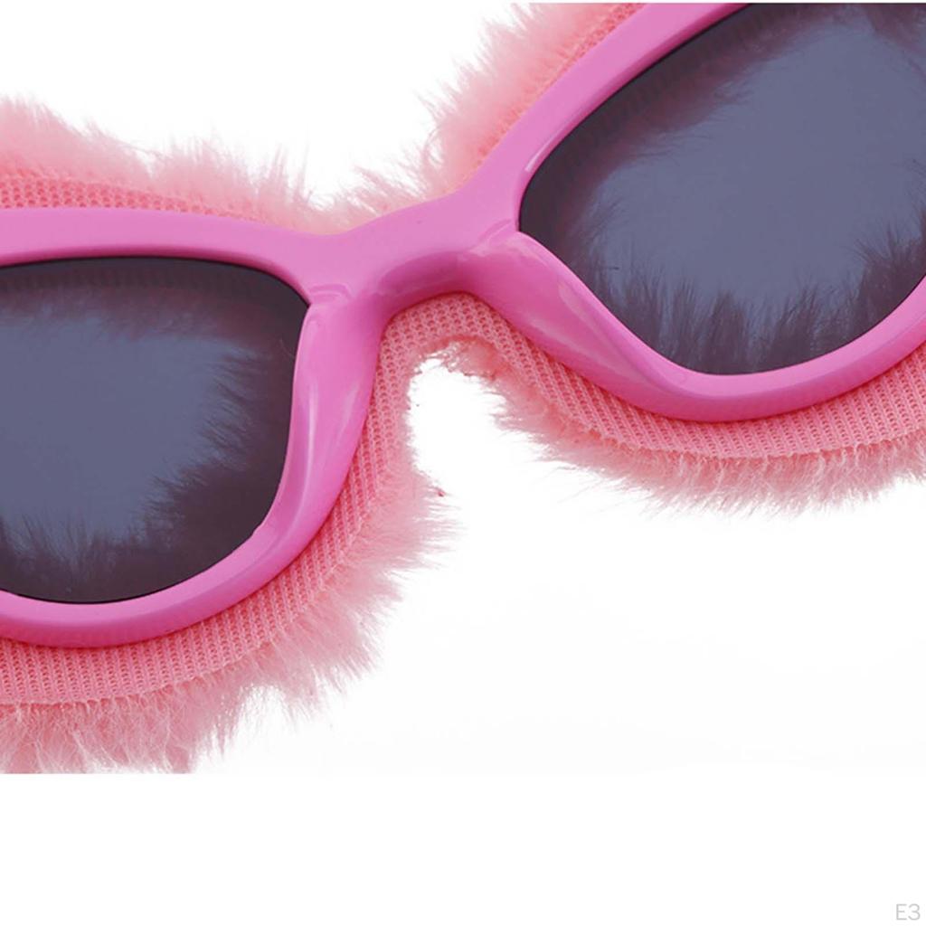Ochelari de Soare Ochi de Pisică Fuzzy Ochelari de Vedere Modă Confortabil Retro Ochelari de Soare pentru Fete Carnaval
