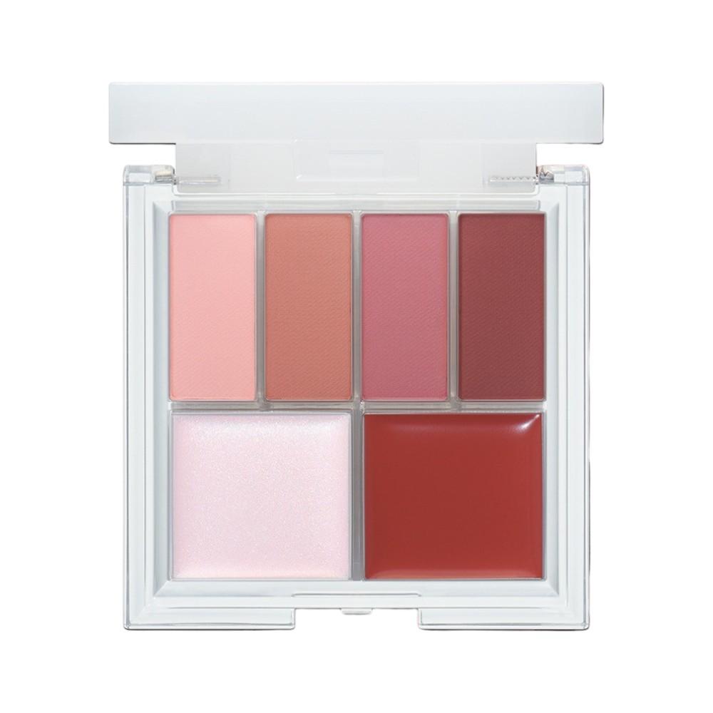 16Brand My Magazine Eye Shadow Multi-Palette, 06 Itaewon Hot Vintage Look - Bold Brick & Muted Gold Palette, High-Pigment Korean Eye Makeup, 1ea