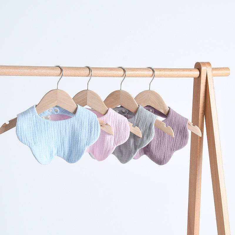 360-Degree Pure Cotton Petal Baby Drool Bib