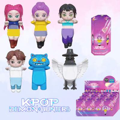 Anime Kpop Polowanie na demony seria ślepych pudełek Figurka Tygrys Figurka Zabawka Dekoracja biurka Statuetki Ozdoba Halloween/Boże Narodzenie Prezenty dla dzieci
