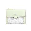 Hot-selling wallet women's card bag simple integrated flowers and plants small fresh girls change bag zipper