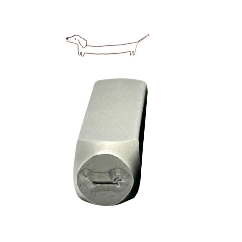 

Metal Designs Stamps Punch Tool Intricate Metal Stamps with Dog for Creating Custom Jewelry and Craft Designs