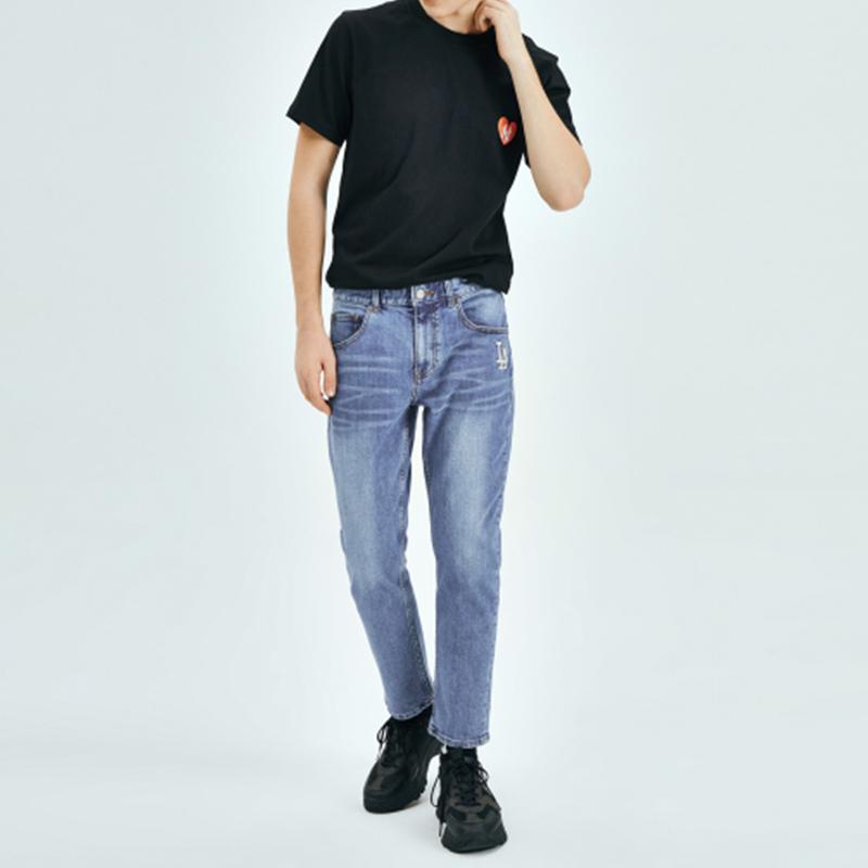 MLB Jeans Unisex Dodger Blue Moderate Straight Fit Pants 31DPM1011-07U