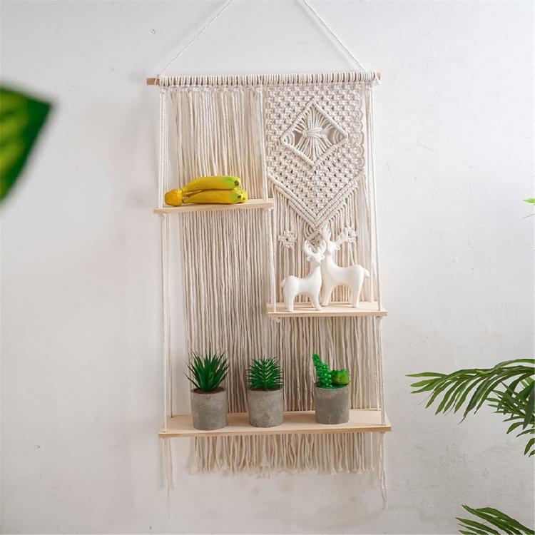 Handmade Storage Rack Wall Mounted Wall Shelf Wall Hangings for Farmhouses Home