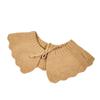 Detachable Fake Collar Hollow Knitted Shawl Collar Accessory New Drawstring Sweater Collar  Winter