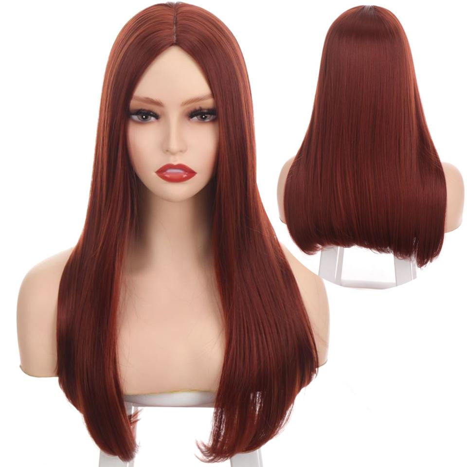 Synthetic Wigs Long Blonde Dark Brown Roots Synthetic Curly Wigs for Women Cosplay Wigs or Everyday Hairstyles