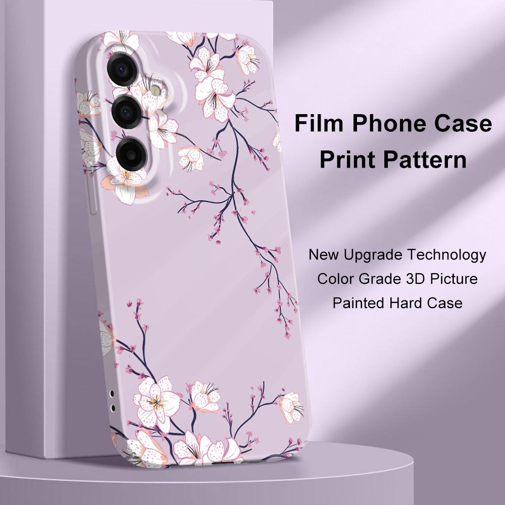Fallen Plum Blossoms Phone Case For Samsung Galaxy A57 A37 A17 A56 A36 A26 A16 A06 A55 A35 A25 A15 A05 4G 5G Film Hard Cover