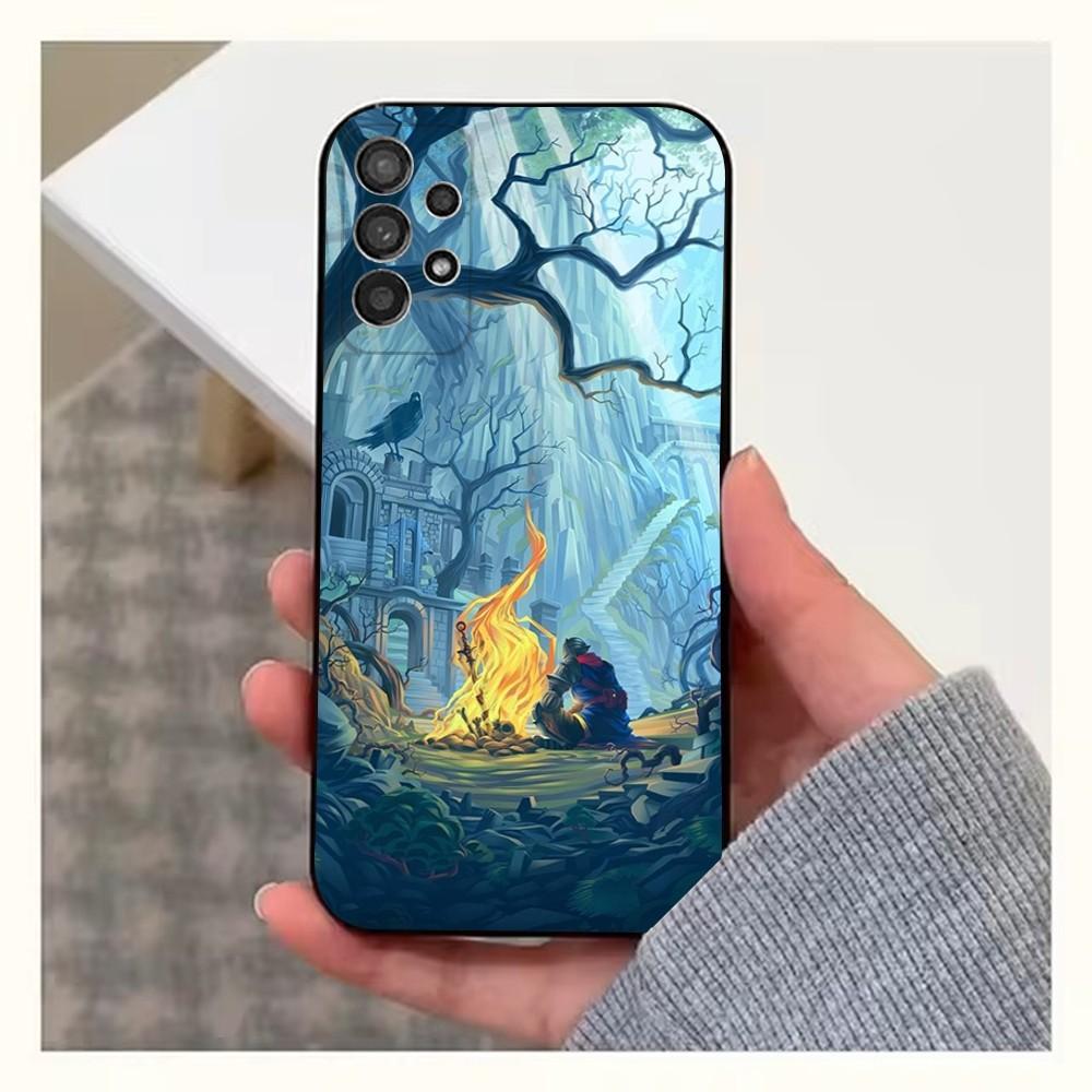 Game D-Dark S-Souls Phone Case For Samsung S25,S24,S23,S22,S20,S21,S10,Ultra,Plus,Lite,FE,Soft Silicone Black Cover