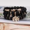 Bohemian Ethnic Beaded Bracelet with Tree of Life Pendant