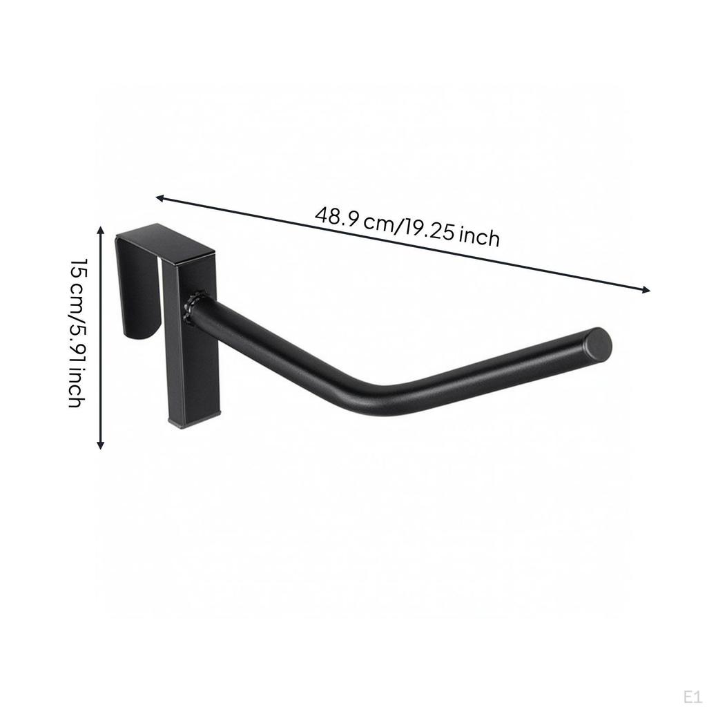 PVC-Coated Wall Mounted Saddle Rack Rust-Resistant Easy To