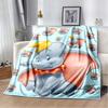 Disney Dumbo Cartoon Blanket: Warm and Comfortable for Living Room, Bedroom, and Sofa; Suitable for All Seasons; A Special Gift.